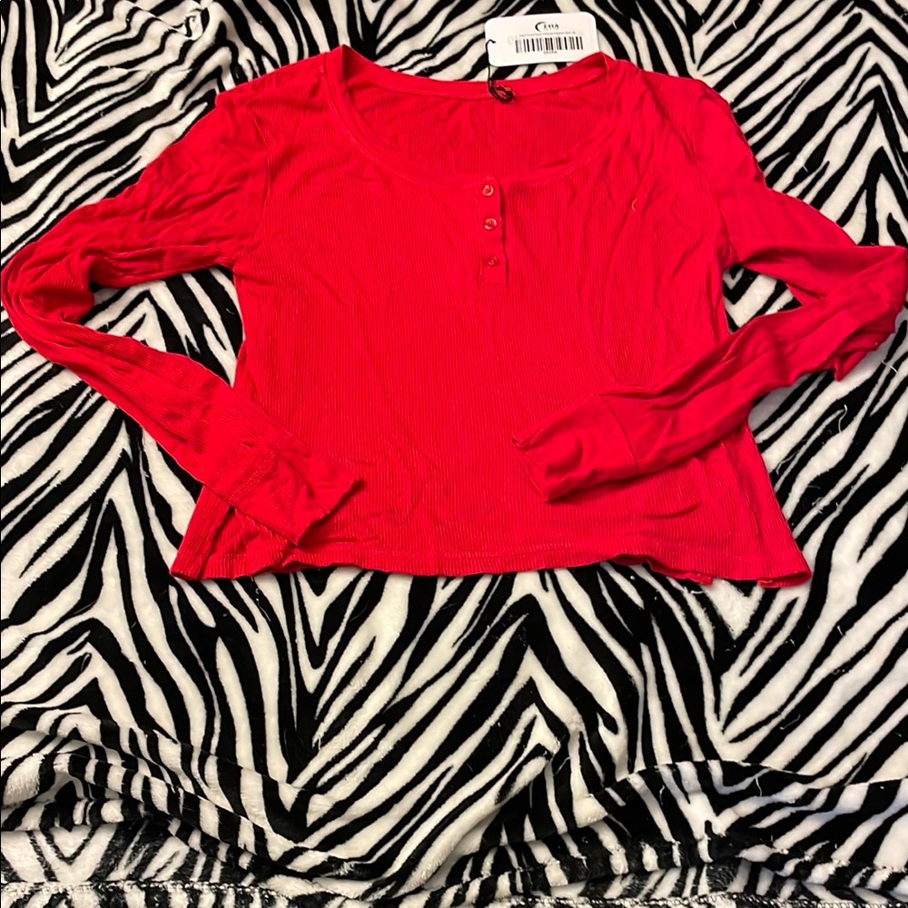 ZYIA Henley Long Sleeve top